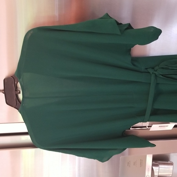 💕REFORMATION💕 Winslow Dress ~ Emerald Green XS NWT - Picture 14 of 16